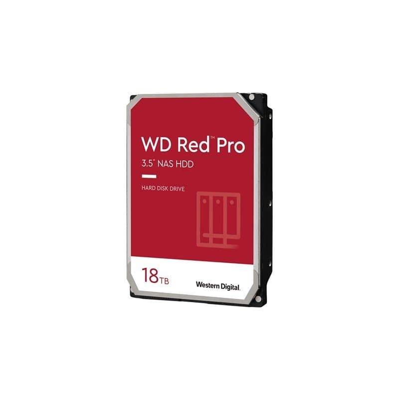 Western Digital 18TB WD Red Pro, sisäinen 3.5" kiintolevy, SATA III ...