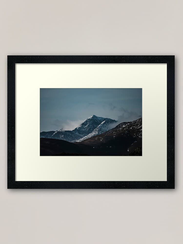 "mount Snowdon snowdonia national park " Framed Art Print for Sale by ...