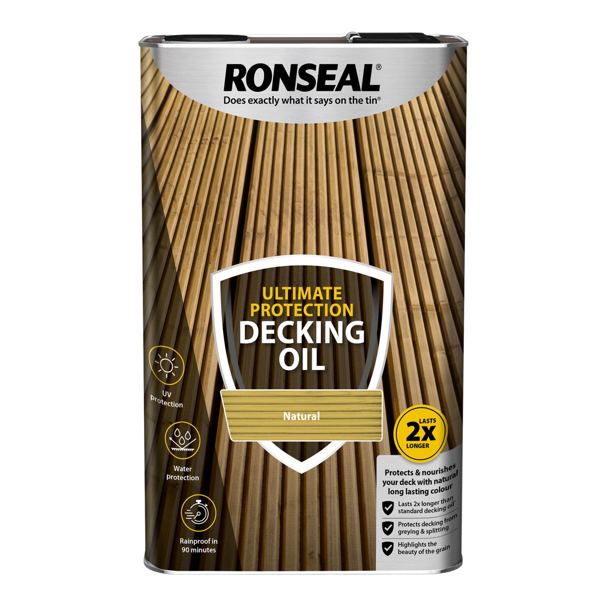 Ronseal Ultimate Protection Decking Oil - Natural (5L)