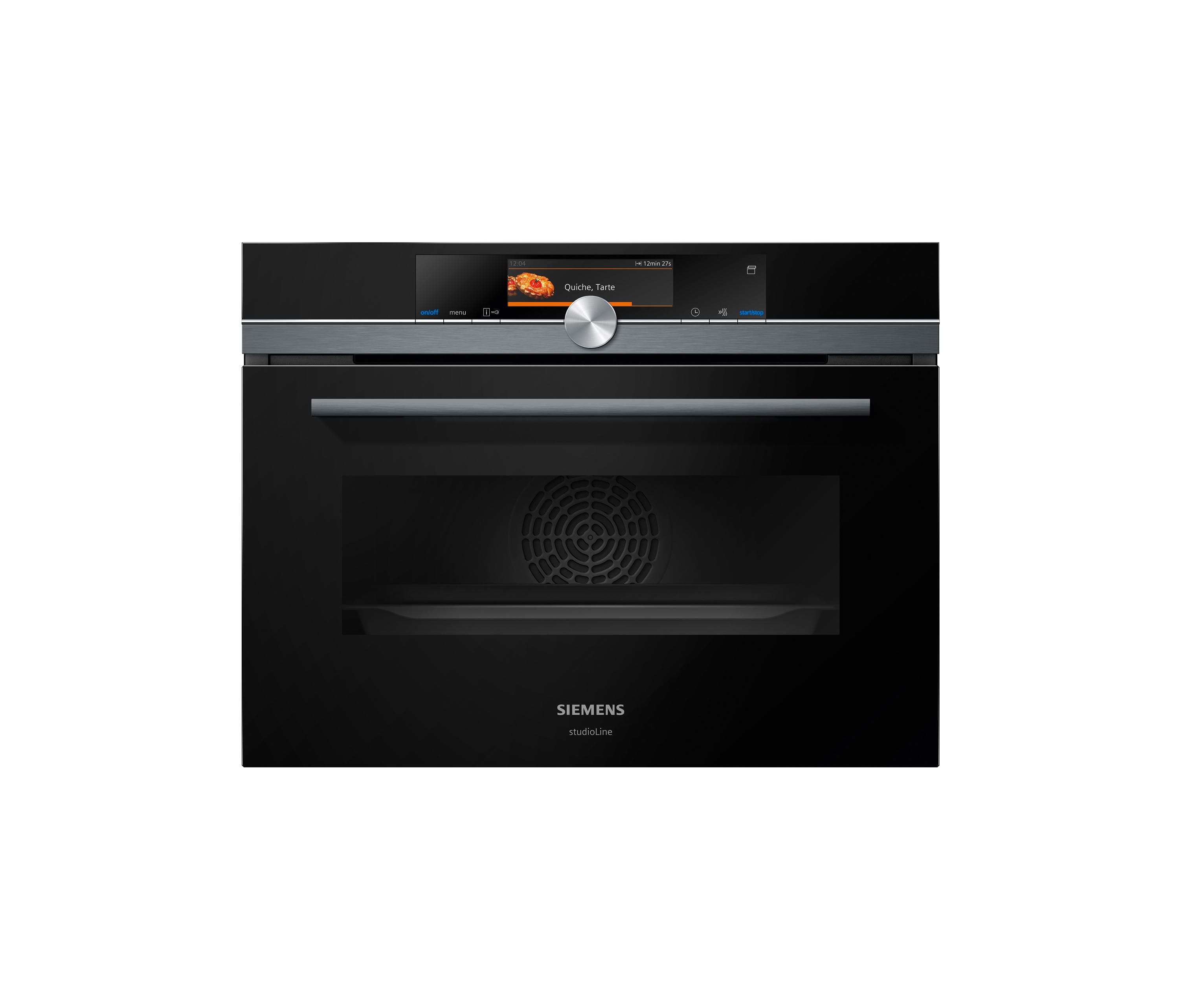 iQ700, Built-in compact oven with steam function, 45 cm, Black | Architonic