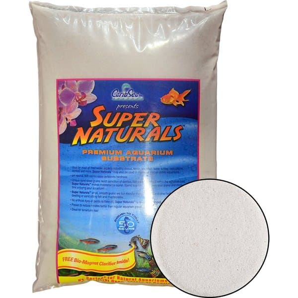 CARIBSEA Super Naturals Moonlight Sand Aquarium Substrate, 50-gal tank ...