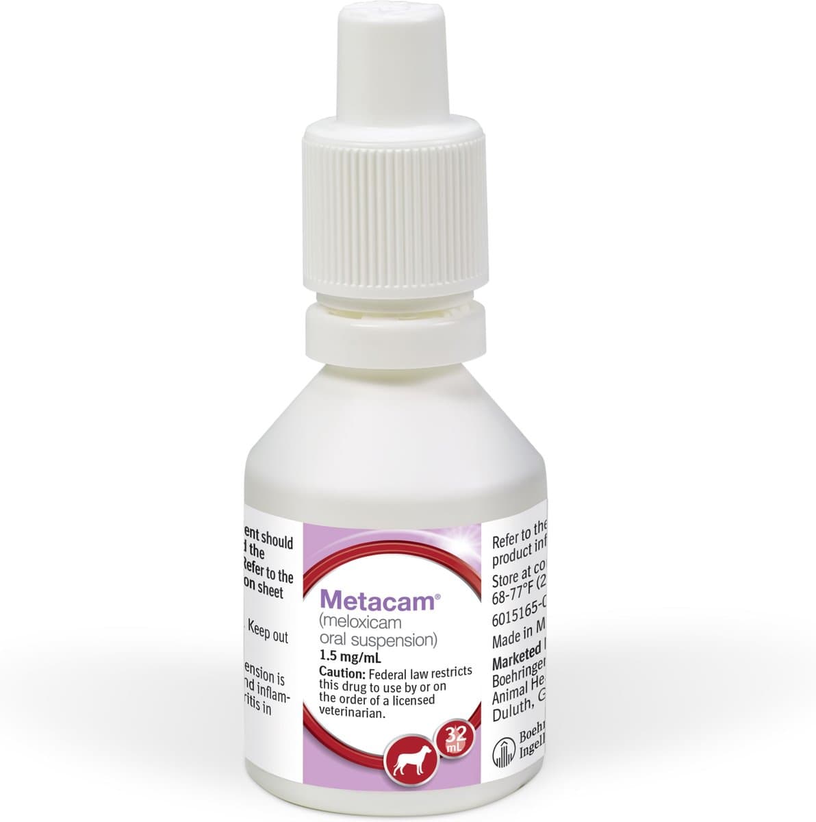 METACAM (Meloxicam) Oral Suspension for Dogs, 1.5 mg/mL, 32-mL - Easy ...