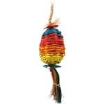 PLANET PLEASURES Pineapple Foraging Bird Toy, Medium, Color Varies ...