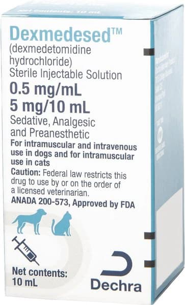 DEXMEDESED (dexmedetomidine hydrochloride) Injectable Solution for Dogs ...