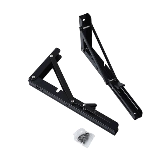 Heavy Duty Stainless Steel Triangle F Type Adjustable Wall Mount Shelf ...