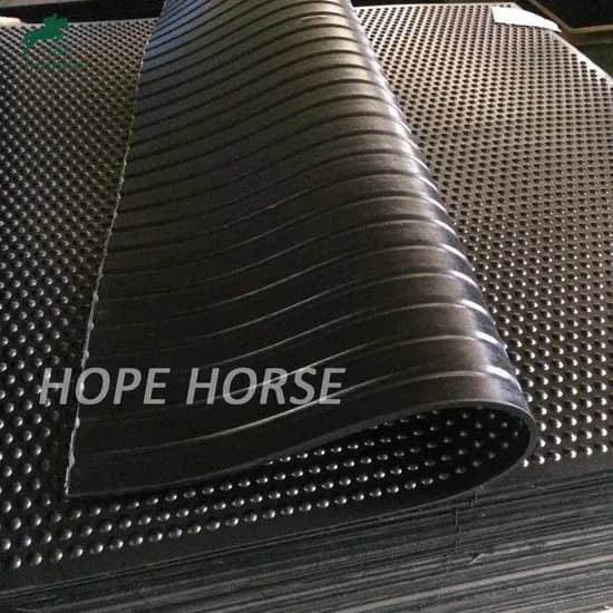 17mm Thick Hight Quality Rubber Horse Mats for Horse Stable Rubber ...
