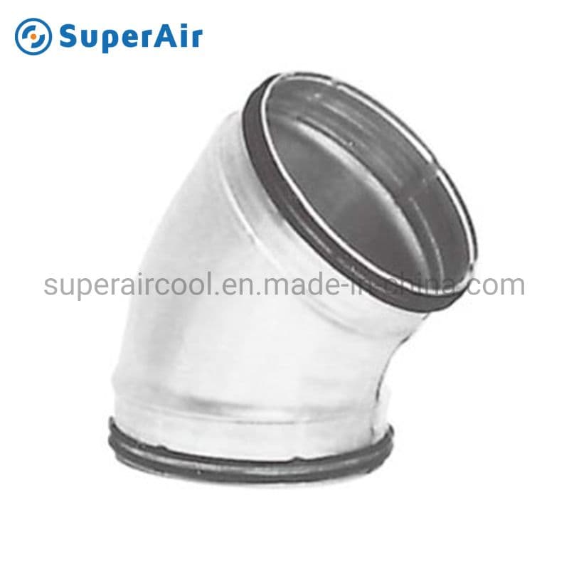Duct Elbows with Gaskets Round Fittings Elbows Pipe Bend - China ...