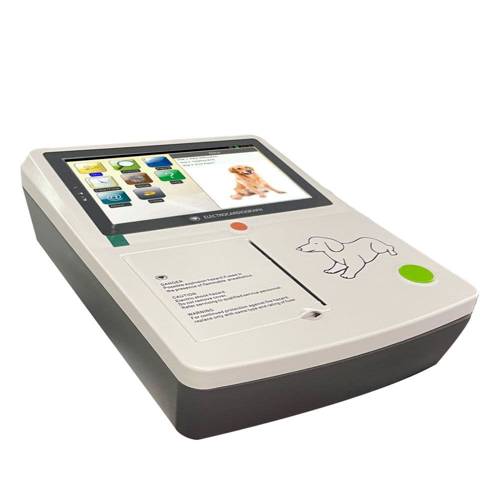 Veterinary Medicine Animal ECG Machine 3 Channel 12 Lead Veterinary ...