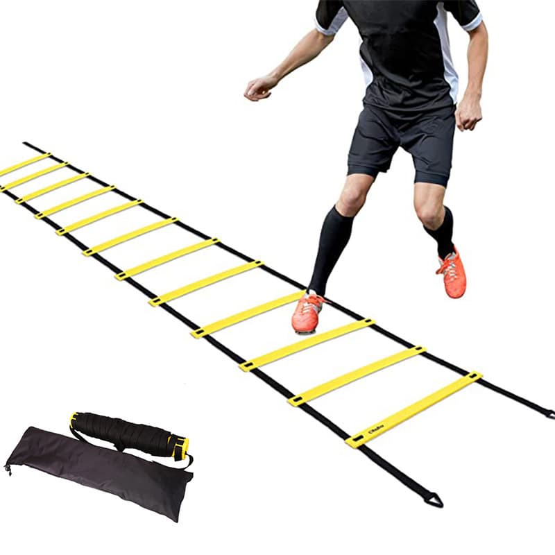 Sports Equipment Adjustable Football Flat Training Speed Agility Ladder ...