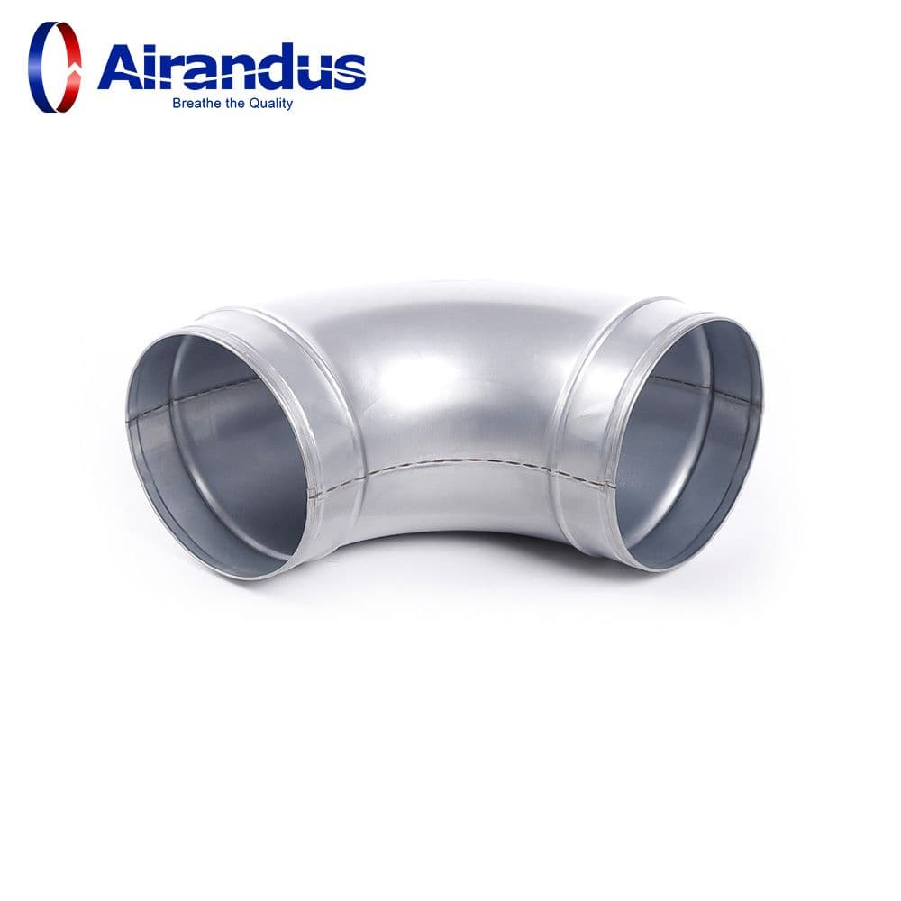 Pipe Fittings Ventilation Duct Galvanized 90 Degree Ducting Bends ...