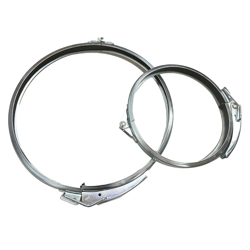 Galvanised Adjustable Carbon Steel Quick Connection Duct Hoop Clamp ...