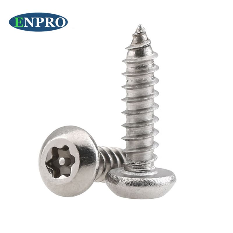 Customized Stainless Steel 304 316 Button Pan Head Security Screws Torx ...