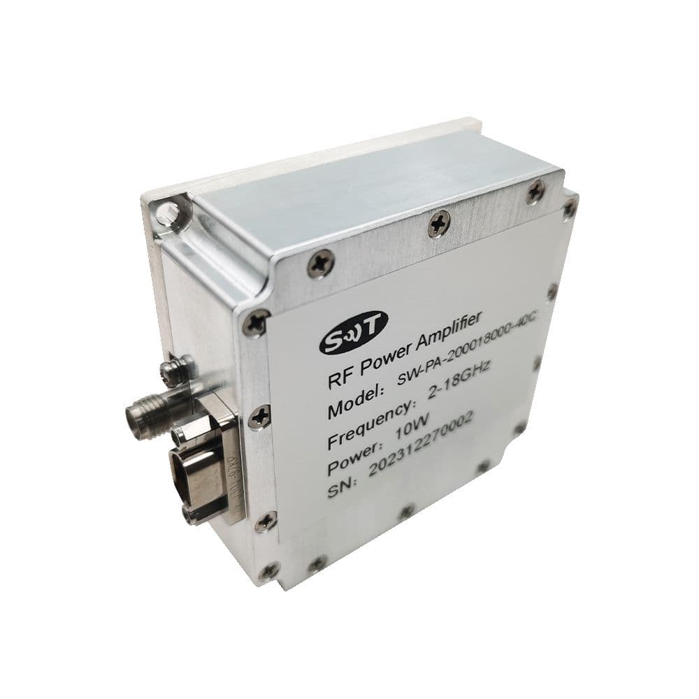 RF Power Amplifier 2-18GHz 10W Solid State Microwave Amplifier for ...
