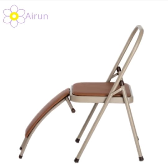 Yoga Chair Auxiliary Tool Wholesale Backless Metal Iyengar Yoga Folding ...