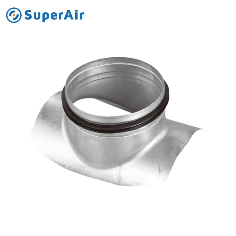 Installed Pressed Saddle Tap for Spiral Duct, Gasketed - China Spiral ...