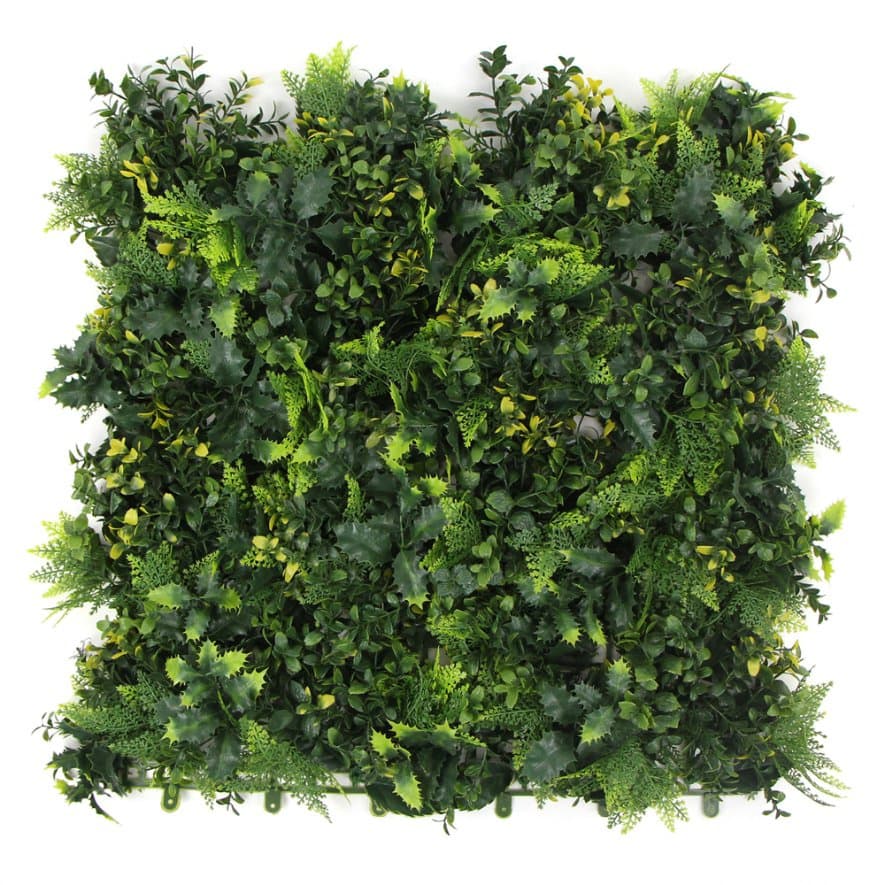 Uland 50*50cm Artificial Plant Hedge Boxwood Grass Panel for Backdrop ...