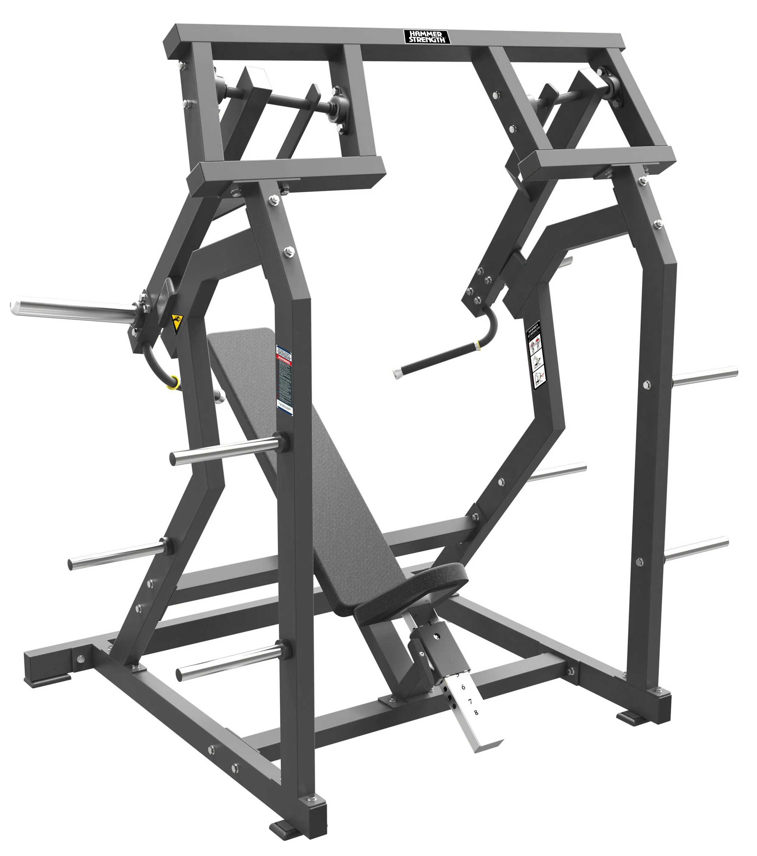 Commercial Hammer Strength Equipment Plate-Loaded Shoulder Press ...