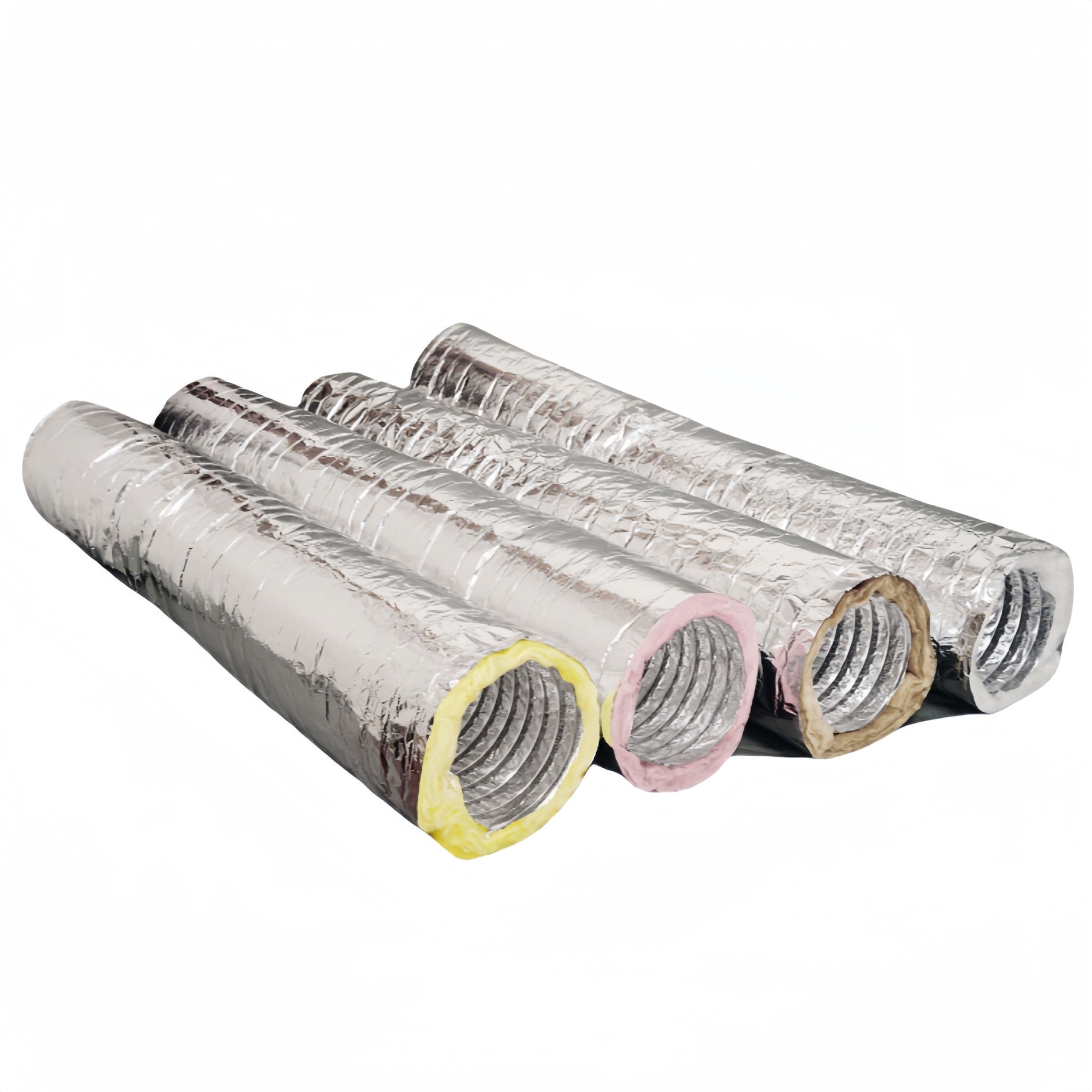 Thermal Insulation HVAC Duct Aluminium Foil Flexible Duct Aluminum ...