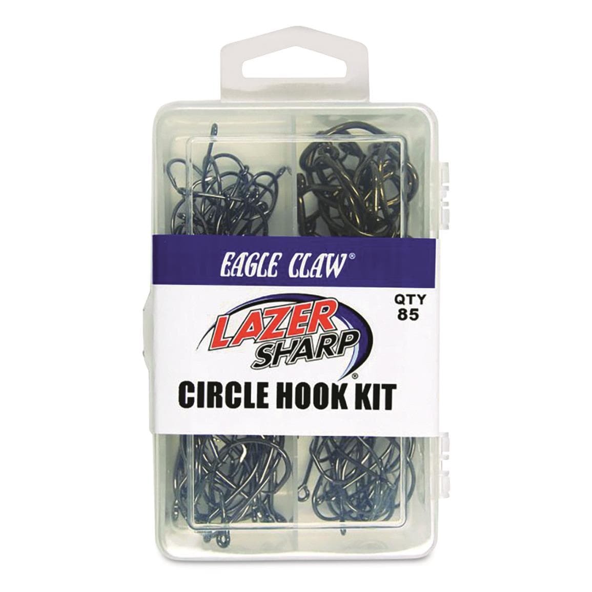 Eagle Claw Lazer Sharp Circle Hook Kit, 85 Pieces | Sportsman's Guide
