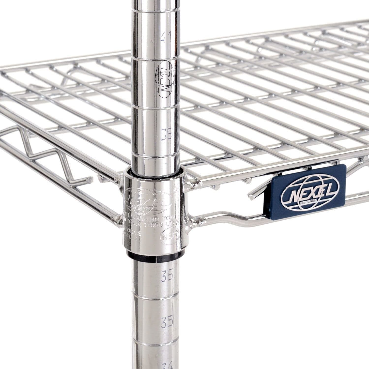 Nexel Adjustable Wire Shelving Unit at Marshall Hite blog