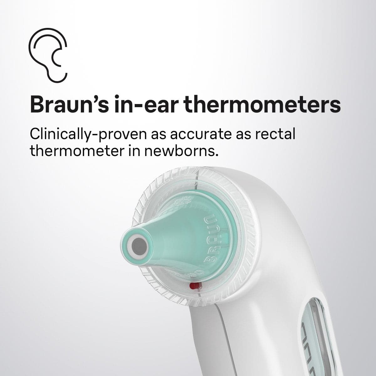 Buy Braun ThermoScan 3 Digital Ear Thermometer for Kids, Babies ...