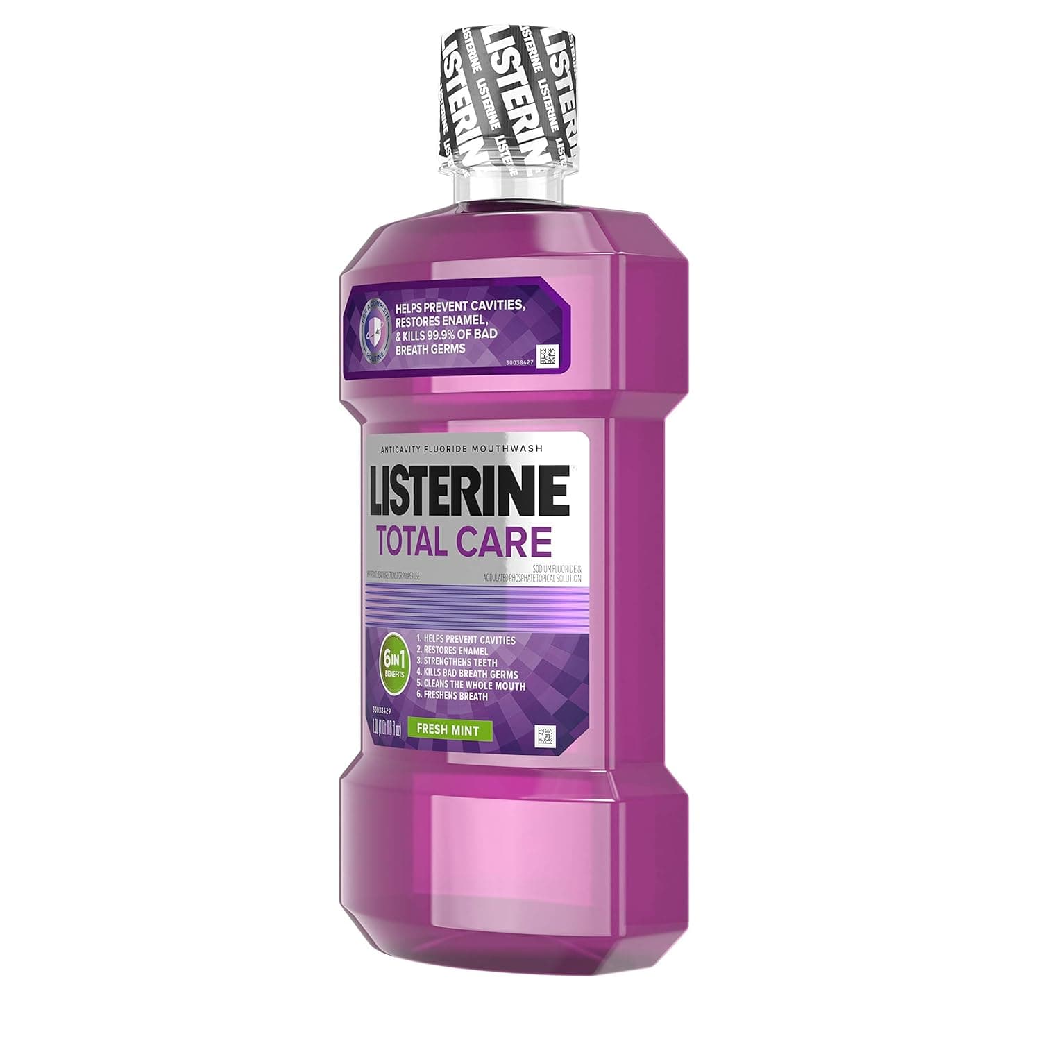 Amazon.com : Listerine Total Care Anticavity Fluoride Mouthwash, 6 ...
