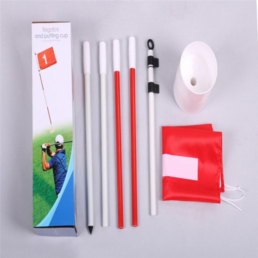 Buy Putting Green Flags Golf Flagsticks Practice Hole Cup With Flag ...