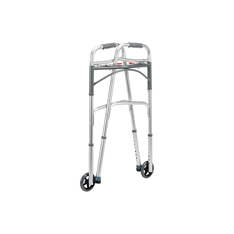 Drive Devilbiss Folding Lightweight Aluminium Walking Frame with Wheels ...