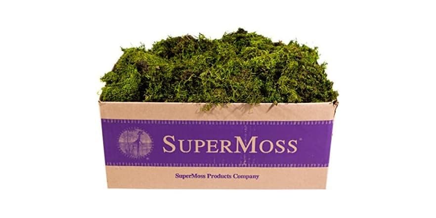SuperMoss Preserved Sheet Moss: 3-lbs
