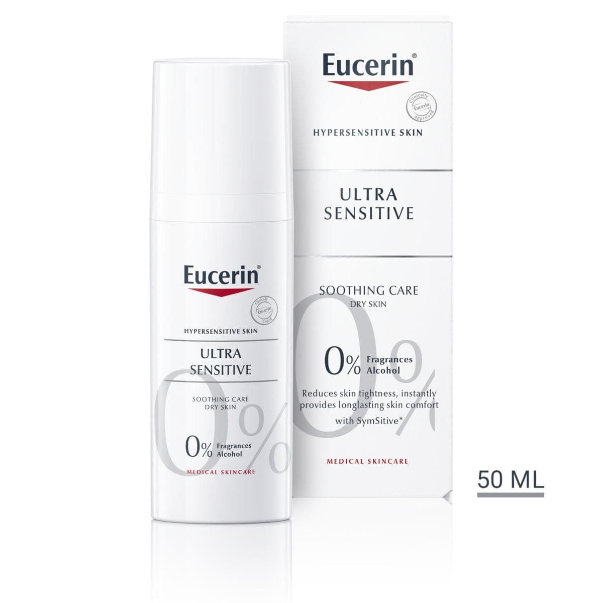 Eucerin UltraSENSITIVE Soothing Care Dry skin instantly calms and ...