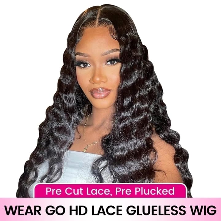 BIG SALES Wear Go Glueless Wig BLUE BOX HAIR Peruvian Loose Body Wave ...