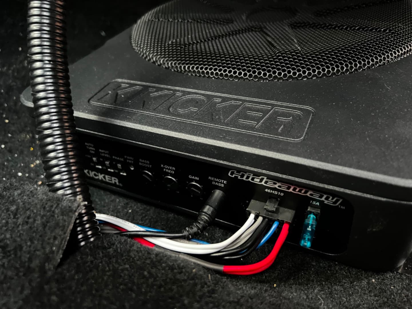 Customer Reviews: Kicker 46HS10 Hideaway™ compact powered subwoofer ...