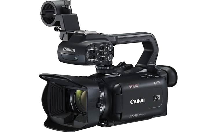 Canon XA45 Professional 4K Ultra HD camcorder at Crutchfield