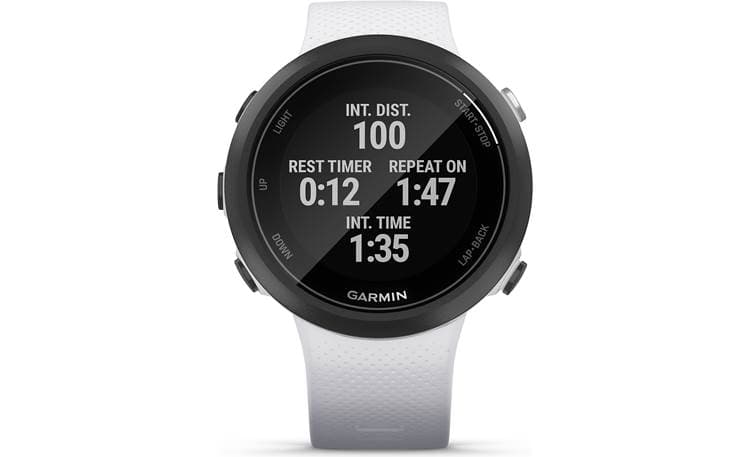 Garmin Swim 2 (Whitestone) GPS swimming smartwatch at Crutchfield