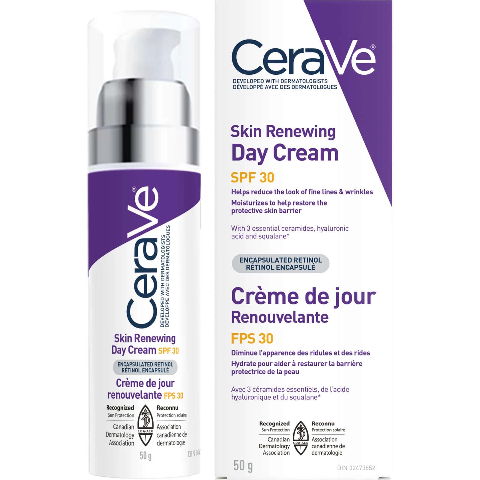 CeraVe Skin Renewing Day Cream SPF 30, Anti-Aging Moisturizer with ...