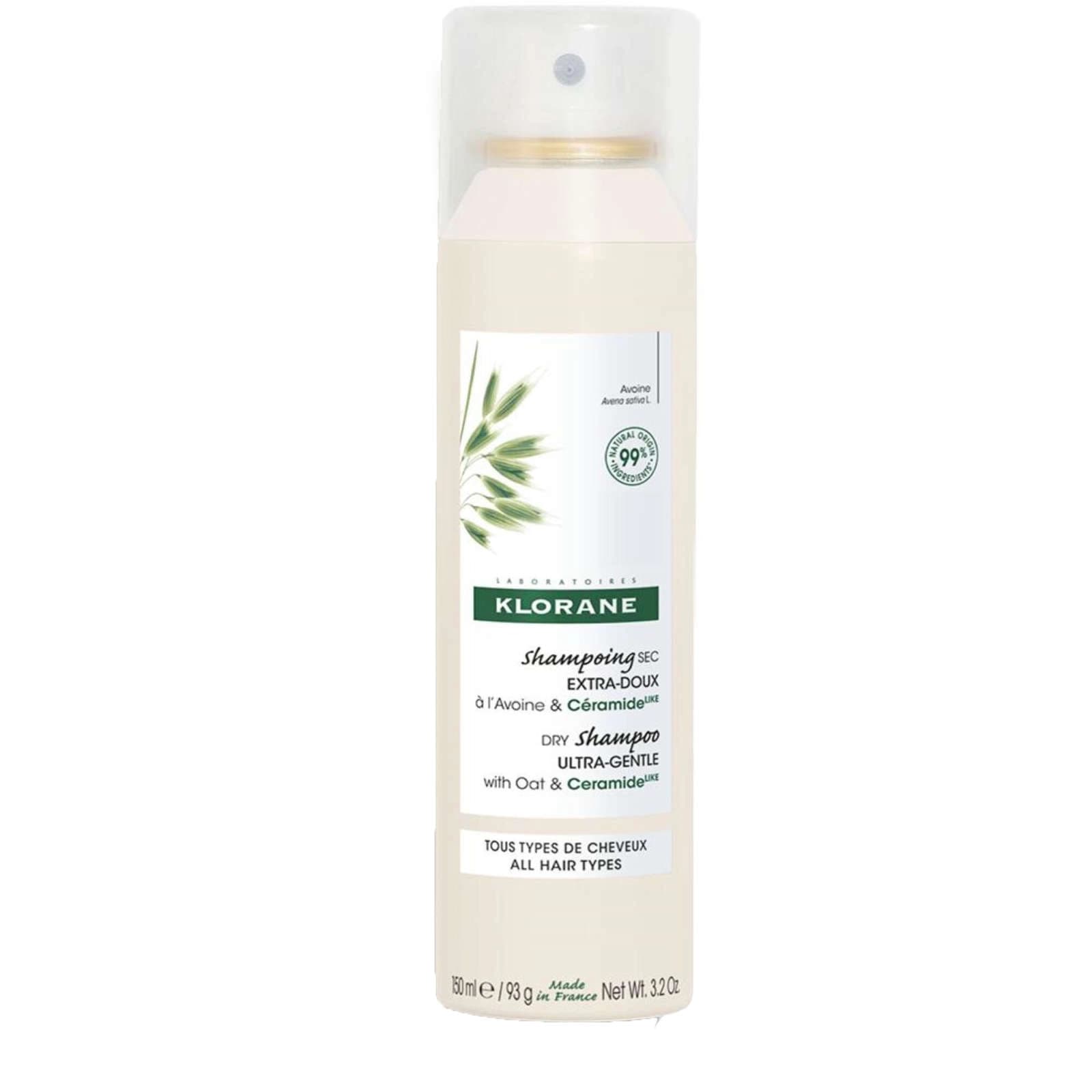 Klorane Extra-Gentle Dry Shampoo with Oat Milk for All Hair Types ...