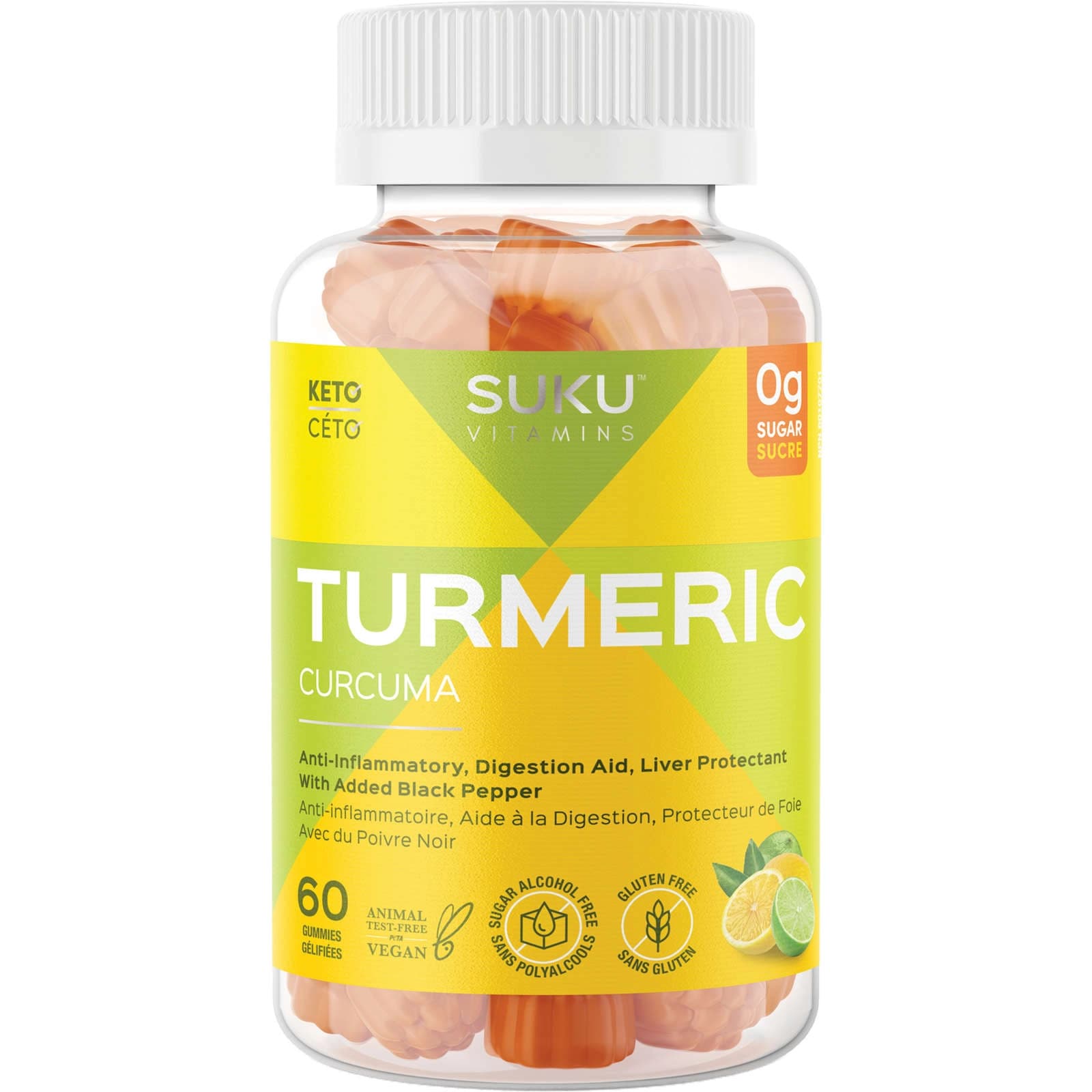 Turmeric Gummies with Curcumin & Black Pepper – Anti-Inflammatory ...