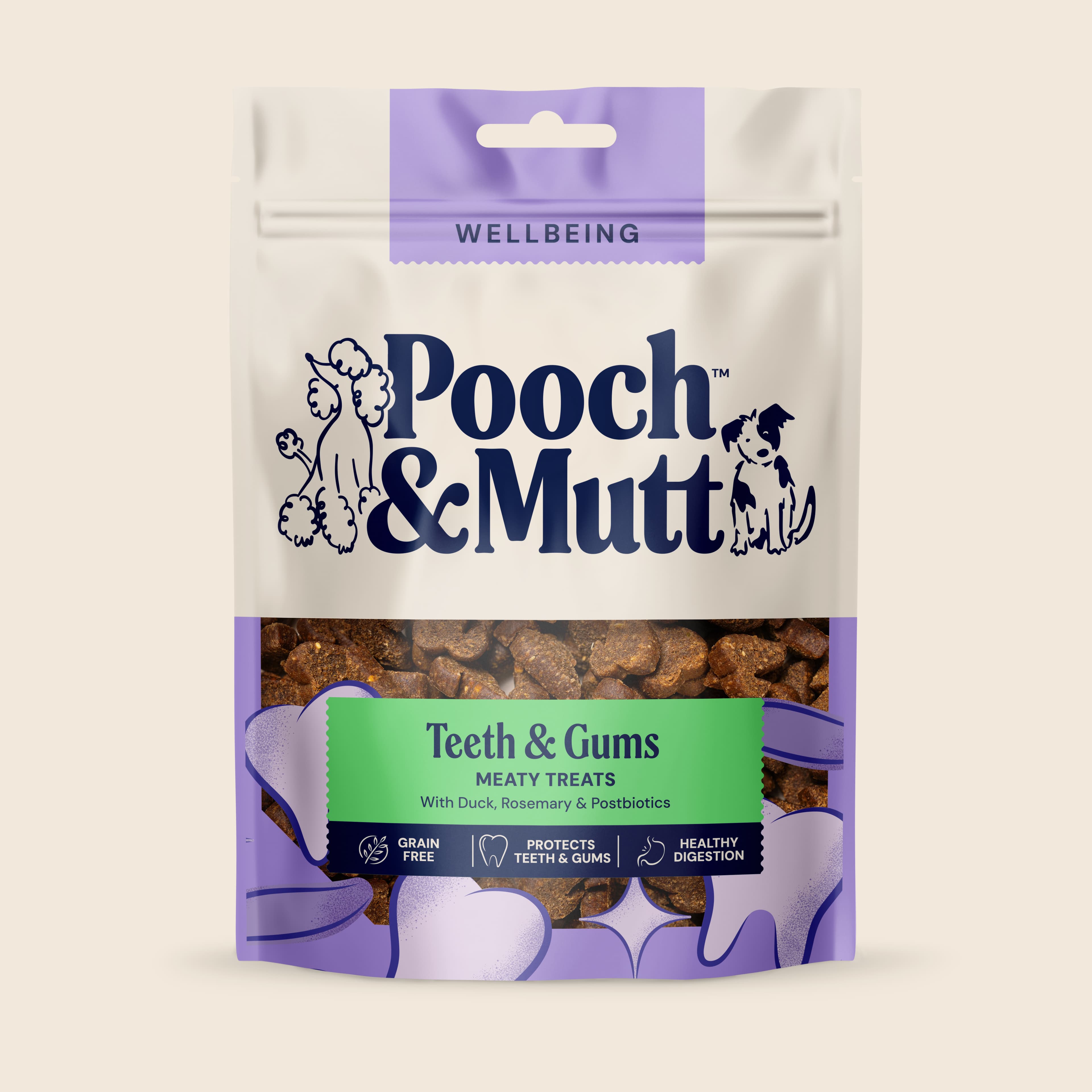 Dental Postbiotic Meaty Dog Treats - Pooch and Mutt