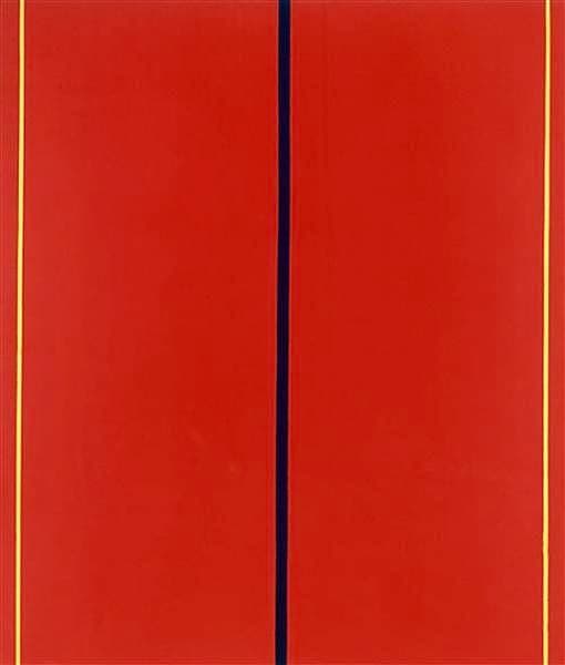 Barnett Newman - Who's Afraid of Red, Yellow and Blue II Painting by ...