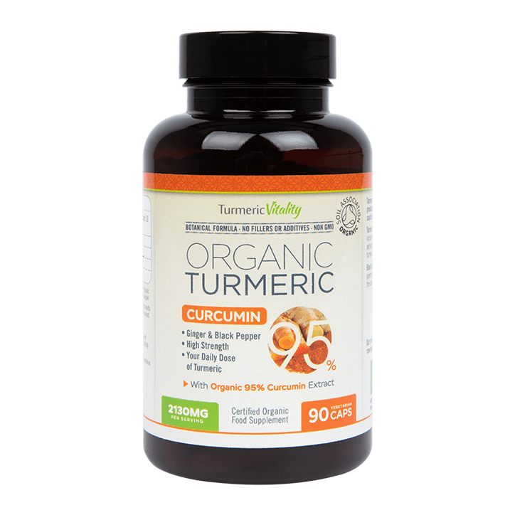Turmeric Vitality Organic Turmeric Curcumin95 Capsules | Holland & Barrett