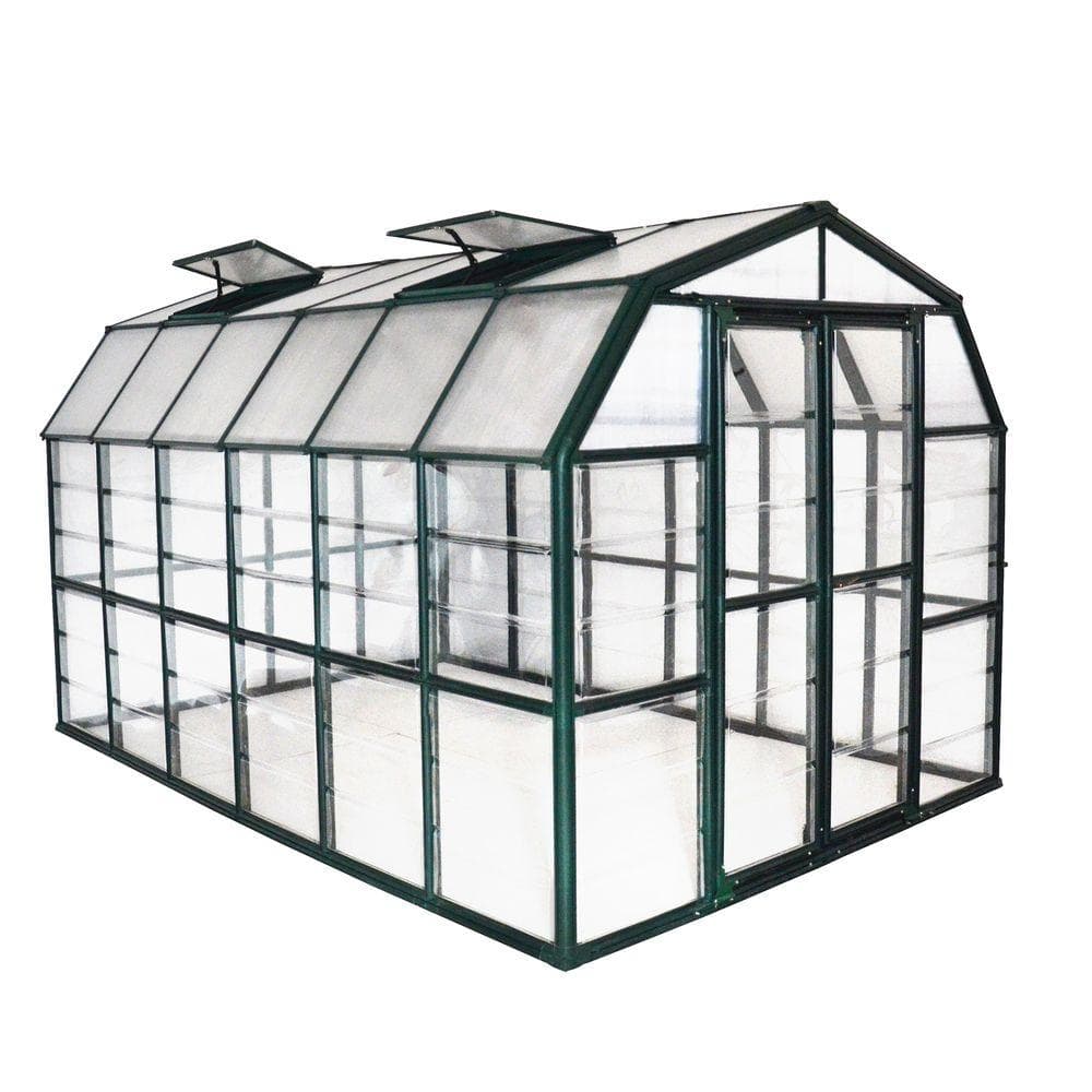 Rion Grand Gardener Clear 8 ft. x 12 ft. Greenhouse-702493 - The Home Depot