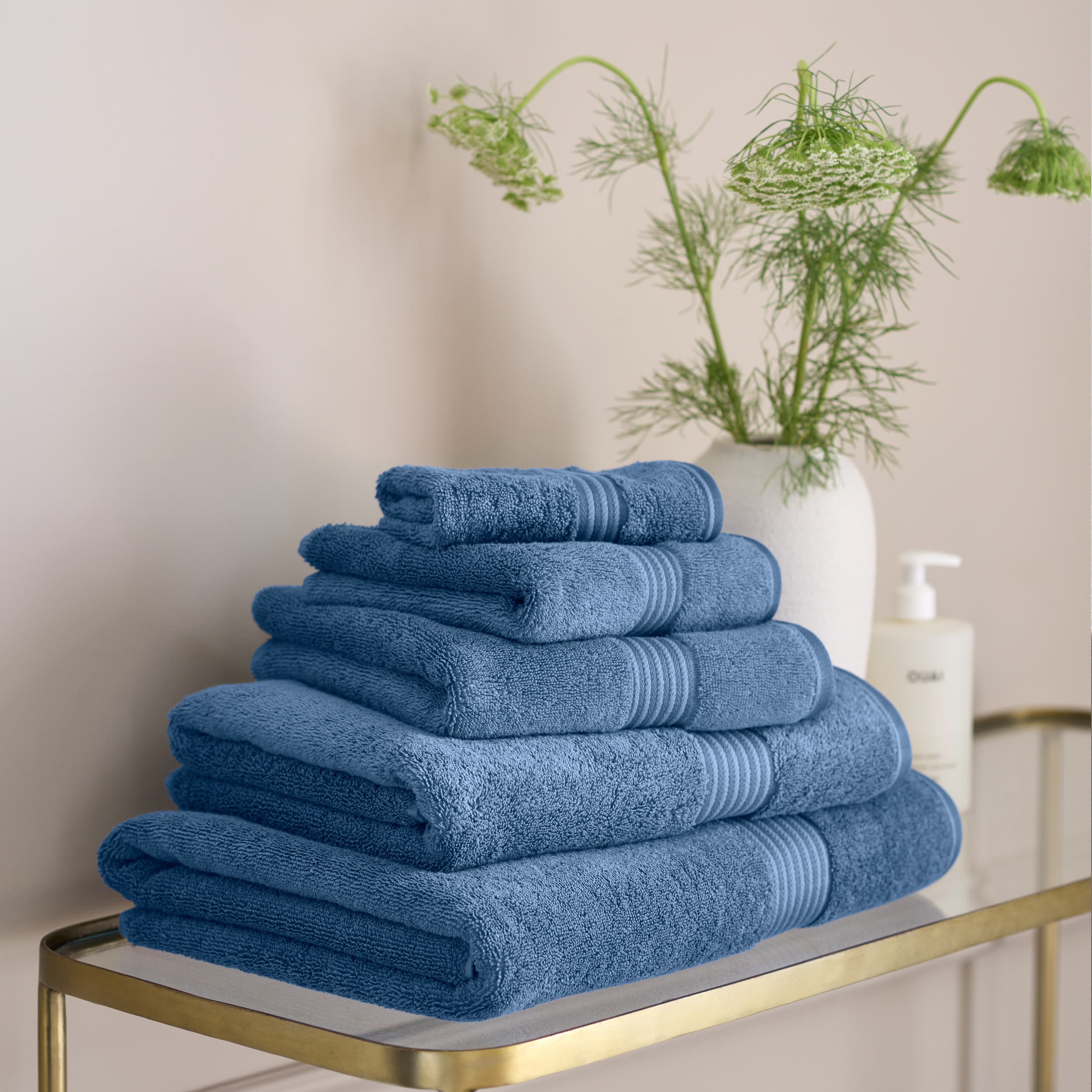 Christy Supreme Hygro Blue Bath Towels | MFI