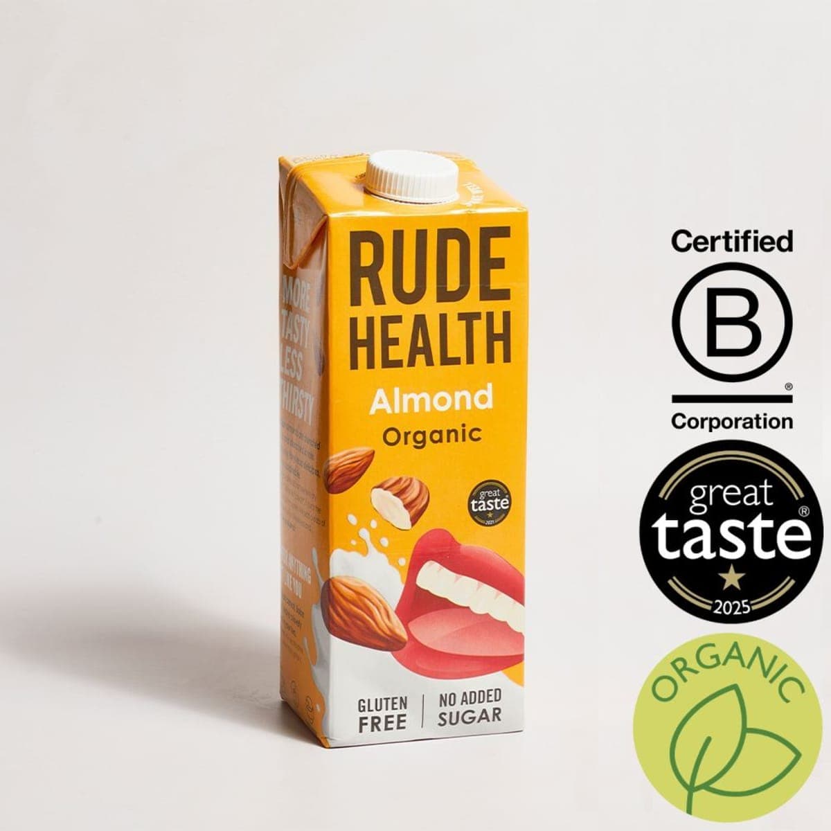 Rude Health Organic Almond Drink | Plant-Based | Milk & More