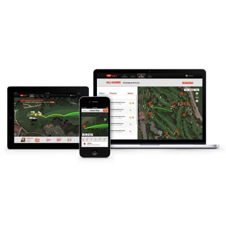 Game Golf Live GPS Real Time Tracking System with 18 NFC tags