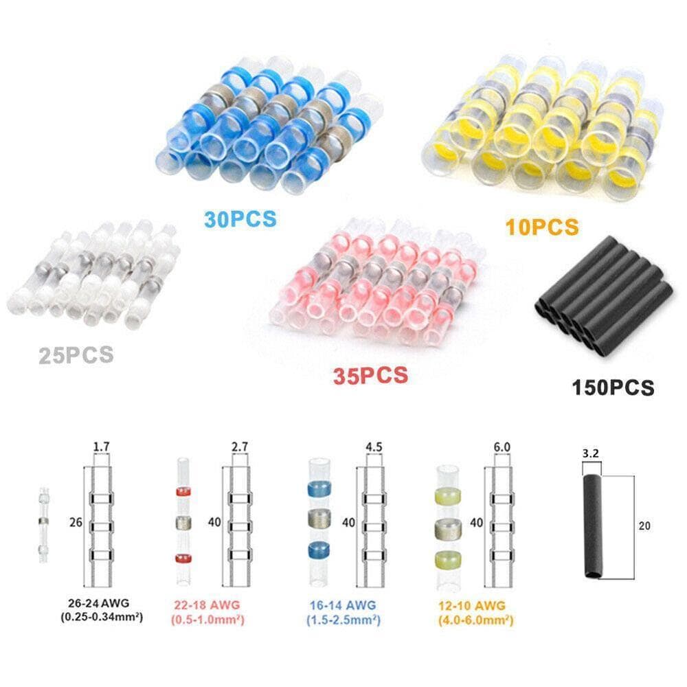 250Pcs Solder Seal Wire Connectors - Heat Shrink S... – Grandado