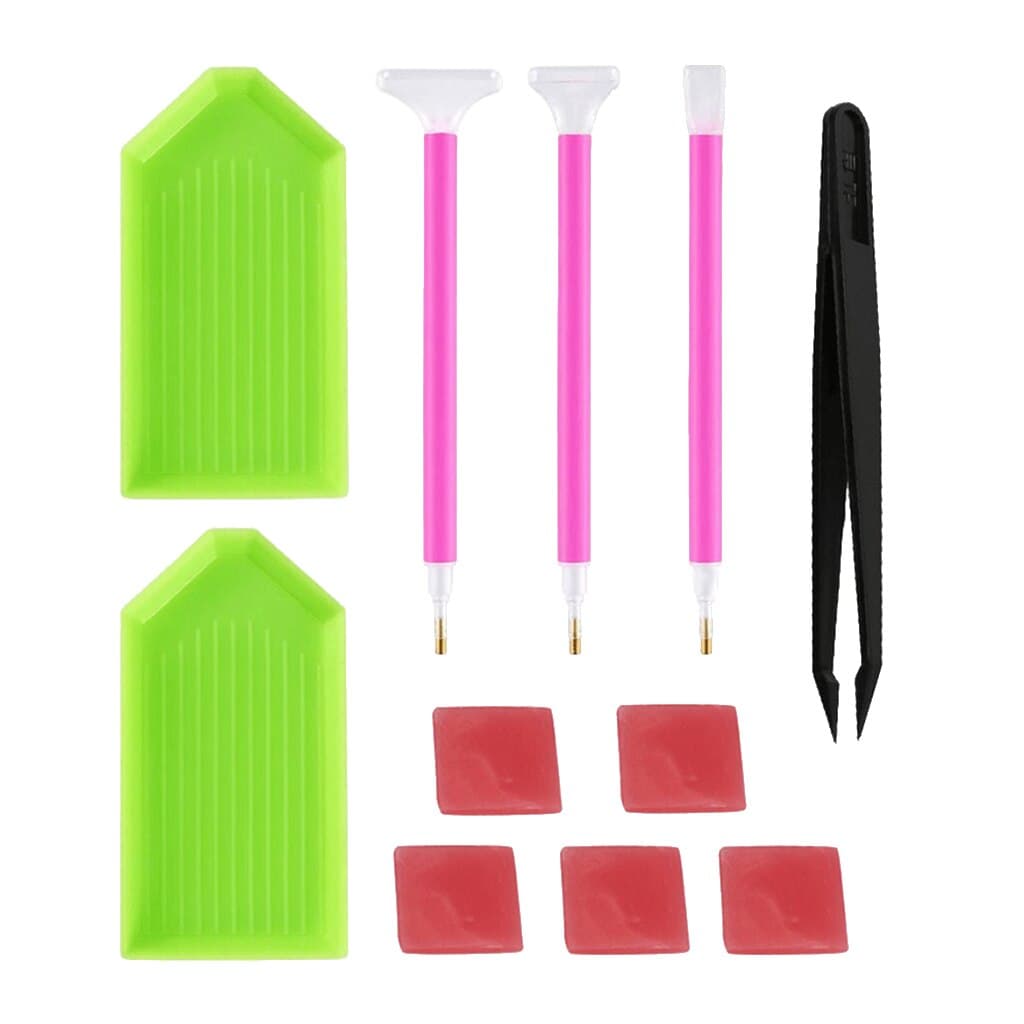 11 Pieces Diamond Painting Stitch Tools Kit Tweeze... – Grandado