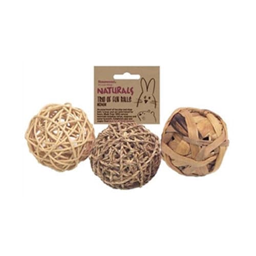 Rosewood Naturals Trio Of Fun Balls | Shop | Vetsend.co.uk