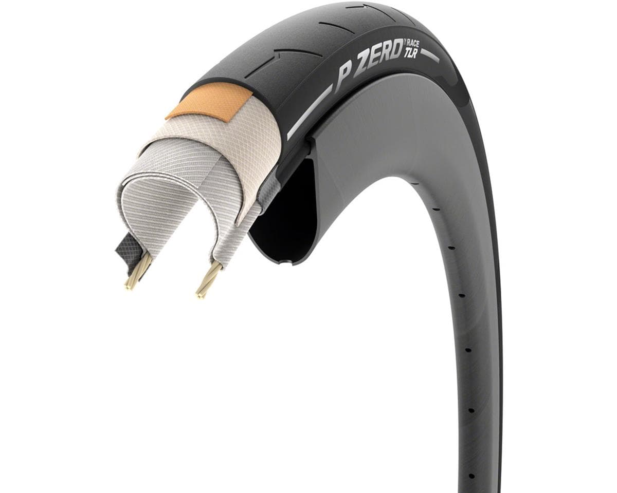 Pirelli P Zero Race TLR Tubeless Road Tire (Black) (700c) (26mm ...