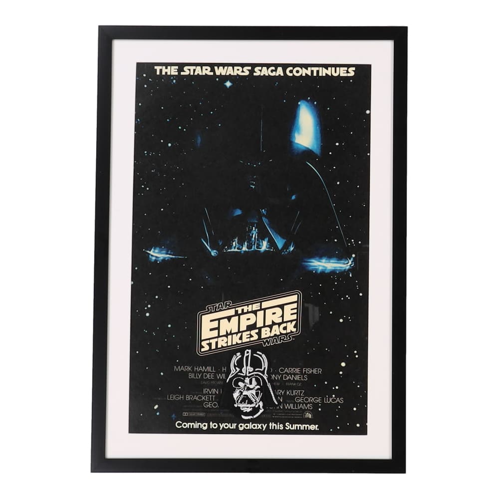 1980 "Star Wars: The Empire Strikes Back" Custom Framed Movie Poster ...
