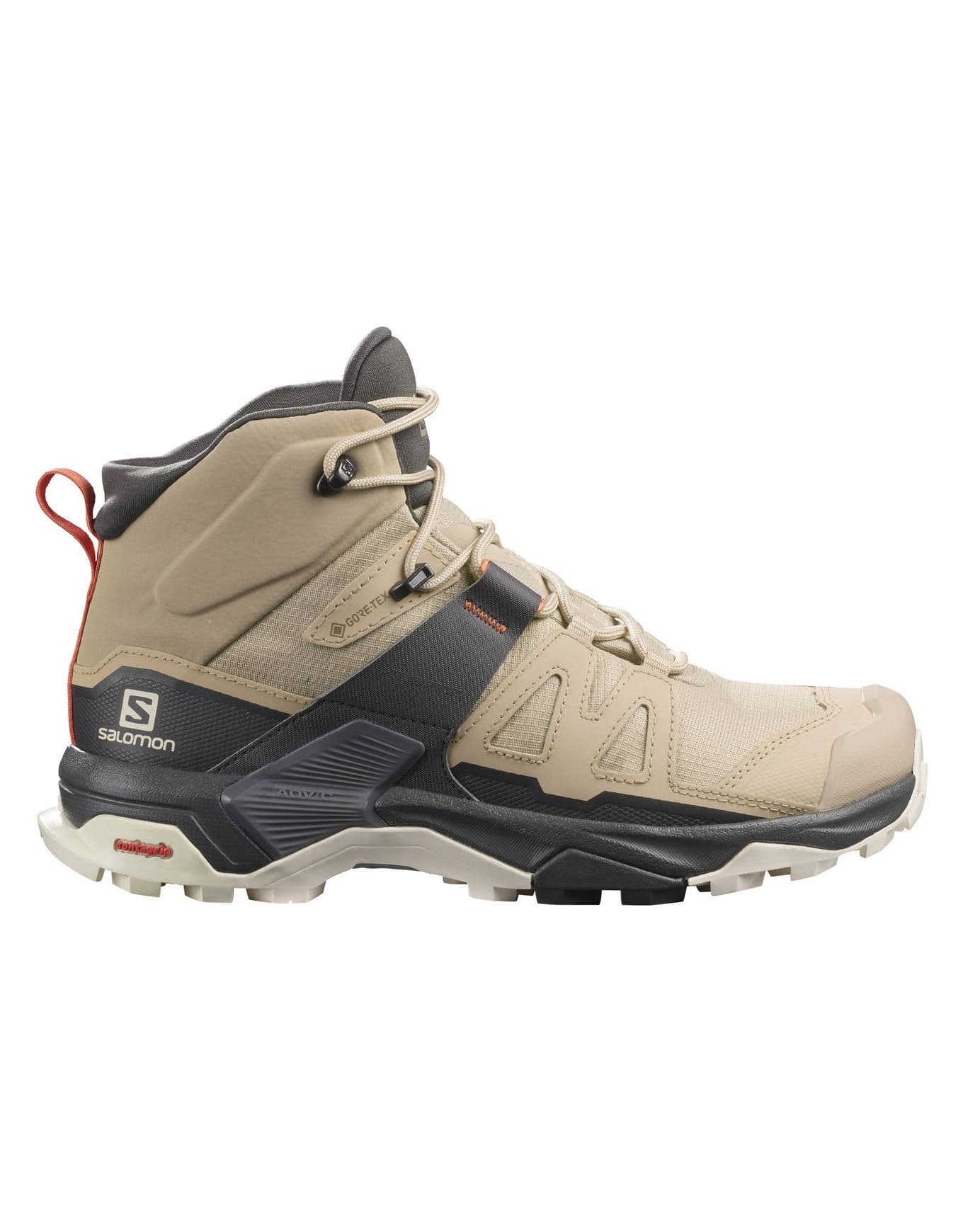 Salomon X Ultra 4 Mid Gtx W Safari/Mgnt/Pe Women's Day-Hiking Boots ...